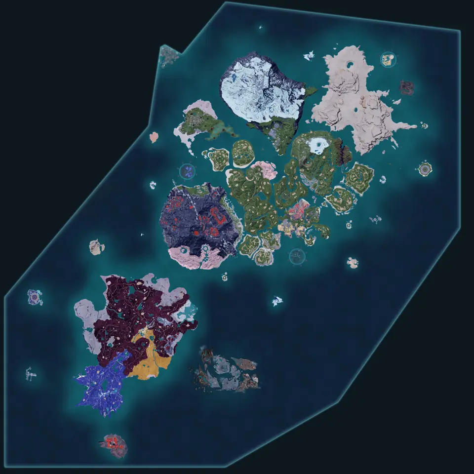 Palpagos Islands | Palworld Interactive Map